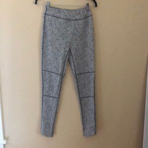 Gymshark Fleur Texture Leggings - Charcoal Marl